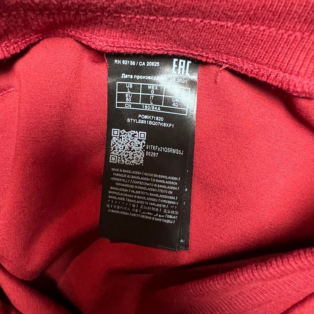 ✨GUESS Los Angeles Jogger Sweatpants Men’s Large Red Logo Track Pants - Picture 5 of 6